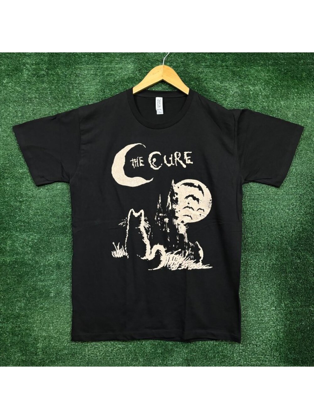 The Cure Moonlit Cat T-Shirt Size Large